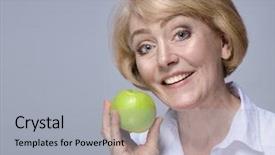  Presentation with cacao fruit raw cacao beans - Colorful theme enhanced with riffles - beautiful matured woman happy cheerful backdrop and a light gray colored foreground