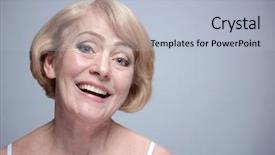  Presentation with indian woman face beauty - Slide set featuring riffles - beauty portrait of mature caucasian background and a light blue colored foreground