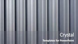  Presentation with sheet metal - Presentation consisting of riffles - corrugated metal sheet textured background background and a gray colored foreground