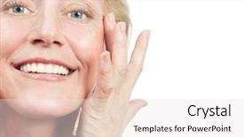  Presentation with engineering robotics development closeup electronics - Amazing PPT theme having riffles - portrait of mature caucasian woman backdrop and a white colored foreground