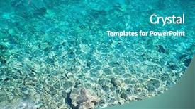  Presentation with ripples - Slide set enhanced with riffles - ripples in the water surface background and a  colored foreground