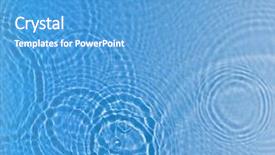  Presentation with water ripple - Cool new presentation theme with riffles - water ripple background backdrop and a teal colored foreground