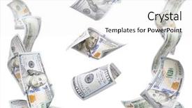  Presentation with corner - PPT theme having right corner frames of falling background and a white colored foreground