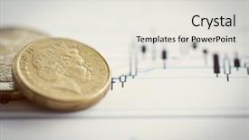  Presentation with metrics cloud collage business - Slide deck consisting of right direction of your business background and a light gray colored foreground