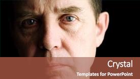  Presentation with mind - Presentation theme having right mind - man background and a  colored foreground