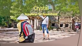  Presentation with dance beautiful couple dancing ballroom - Colorful slide set enhanced with righteousness - beautiful young couple at prasat backdrop and a tawny brown colored foreground