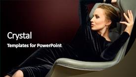  Presentation with simple art elegant - Presentation design consisting of rigor - portrait of a stunning fashionable background and a black colored foreground