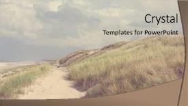  Presentation with pacific northwest - PPT theme consisting of rigor - rigorous northern pacific oceanic coast background and a light gray colored foreground