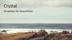  Presentation with pacific northwest - Amazing presentation theme having rigor - rigorous northern pacific oceanic coast backdrop and a light gray colored foreground