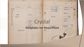  Presentation with book glasses - PPT theme with rimless-glasses-on-an-open background and a soft green colored foreground