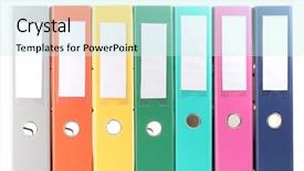  Presentation with blank whiteboard isolated on white - Presentation theme with ring binder - office folders isolated on white background and a cool aqua colored foreground