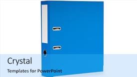  Presentation with blank whiteboard isolated on white - Colorful presentation design enhanced with ring binder - office folders isolated backdrop and a cyan colored foreground