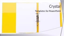  Presentation with file folder - Audience pleasing presentation design consisting of geology - motor bike racing backdrop and a lemonade colored foreground