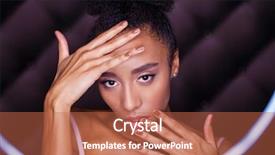  Presentation with flash - Audience pleasing presentation theme consisting of ring flash effect round backdrop and a red colored foreground