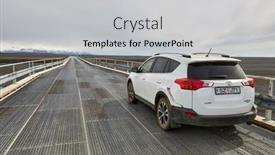  Presentation with used cars - Slide deck having ring-road-1-iceland-circa background and a light gray colored foreground