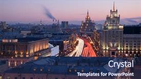  Presentation with stalin - Beautiful presentation theme featuring ring theatre of satire stalin backdrop and a navy blue colored foreground
