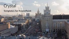  Presentation with stalin - Presentation theme having ring theatre of satire stalin background and a lemonade colored foreground