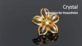  Presentation with ornament - Audience pleasing presentation theme consisting of ring with flower ornament backdrop and a  colored foreground