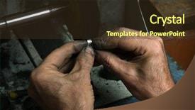  Presentation with silver - Cool new slides with great depression - deflation sign background newspaper article backdrop and a coral colored foreground.