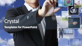  Presentation with phone - Slides featuring ringtone - mobile phone with streaming images background and a dark gray colored foreground