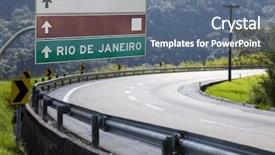  Presentation with rio 2016 - Presentation theme consisting of rio 2016 background and a ocean colored foreground