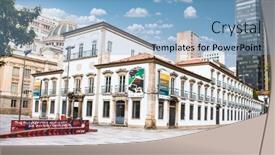  Presentation with dating - Theme featuring rio-de-janeiro-april-23 background and a light blue colored foreground