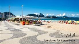  Presentation with brazil - Colorful PPT theme enhanced with rio-de-janeiro-brazil-april backdrop and a soft green colored foreground