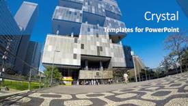  Presentation with brazil - Presentation design with rio-de-janeiro-brazil-december background and a teal colored foreground