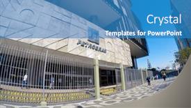  Presentation with brazil - Audience pleasing presentation design consisting of rio-de-janeiro-brazil-december backdrop and a teal colored foreground