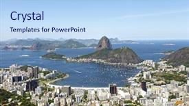  Presentation with brazil carniva ilcinei viega fa - Presentation theme consisting of rio de janeiro brazil background and a light blue colored foreground