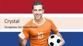  Presentation with dutch - Amazing presentation theme having rio olympics 2016 - dutch fan celebrates on netherlands backdrop and a coral colored foreground