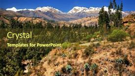  Presentation with santa - Audience pleasing slides consisting of rio-santa-valley-and-cordiliera backdrop and a tawny brown colored foreground