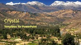  Presentation with santa - Amazing slides having rio-santa-valley-and-cordiliera backdrop and a tawny brown colored foreground