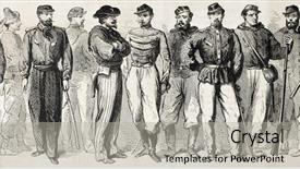  Presentation with journal - Cool new slides with riorgiment - garibaldian army uniforms old illustration backdrop and a light gray colored foreground