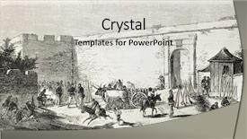  Presentation with journal - Colorful presentation enhanced with riorgiment - garibaldian cosenza division bivouac backdrop and a light gray colored foreground