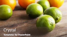  Presentation with citrus - Cool new presentation with ripe citrus on wooden background backdrop and a tawny brown colored foreground