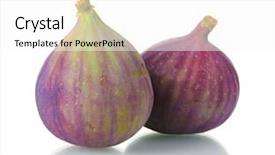  Presentation with ripe golden potato on white - Presentation having ripe figs isolated on white background and a  colored foreground