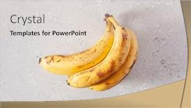  Presentation with concrete waste - Beautiful PPT layouts featuring ripe-overripe-organic-bananas backdrop and a light gray colored foreground