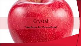  Presentation with perfect - Slides featuring ripe-perfect-red-apple-isolated background and a red colored foreground