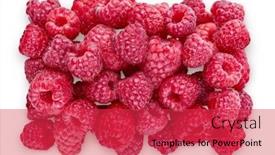  Presentation with white healthy food - Amazing presentation theme having ripe-raspberries-sweet-fresh-berries backdrop and a red colored foreground