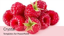  Presentation with ripe golden potato on white - PPT layouts having ripe raspberry raspberries isolated background and a red colored foreground