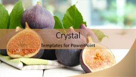 Presentation with chemistry leaves green leaf - Audience pleasing slides consisting of ripe sweet figs with leaves backdrop and a  colored foreground