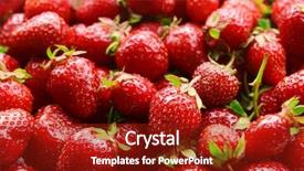  Presentation with strawberries - Theme consisting of strawberry background red whole strawberry - ripe sweet strawberries close-up background and a crimson colored foreground