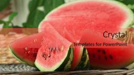  Presentation with wicker - Audience pleasing theme consisting of  backdrop and a  colored foreground.