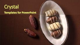  Presentation with arabic - Slide deck consisting of ripen dates and premium date background and a tawny brown colored foreground