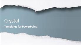  Presentation with scroll - Amazing theme having ripped - blank message scroll backdrop and a light blue colored foreground