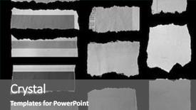  Presentation with newspaper - Amazing slides having ripped - pieces of torn newspaper backdrop and a gray colored foreground