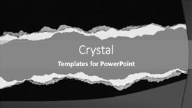  Presentation with black paper - Presentation theme featuring ripped-black-paper-on-grey background and a gray colored foreground