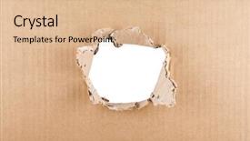  Presentation with cardboard - Audience pleasing slides consisting of white background with clipping path backdrop and a lemonade colored foreground