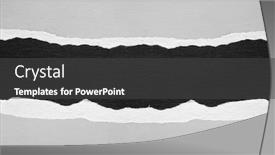  Presentation with black paper - Cool new theme with ripped-paper-on-black-background backdrop and a dark gray colored foreground
